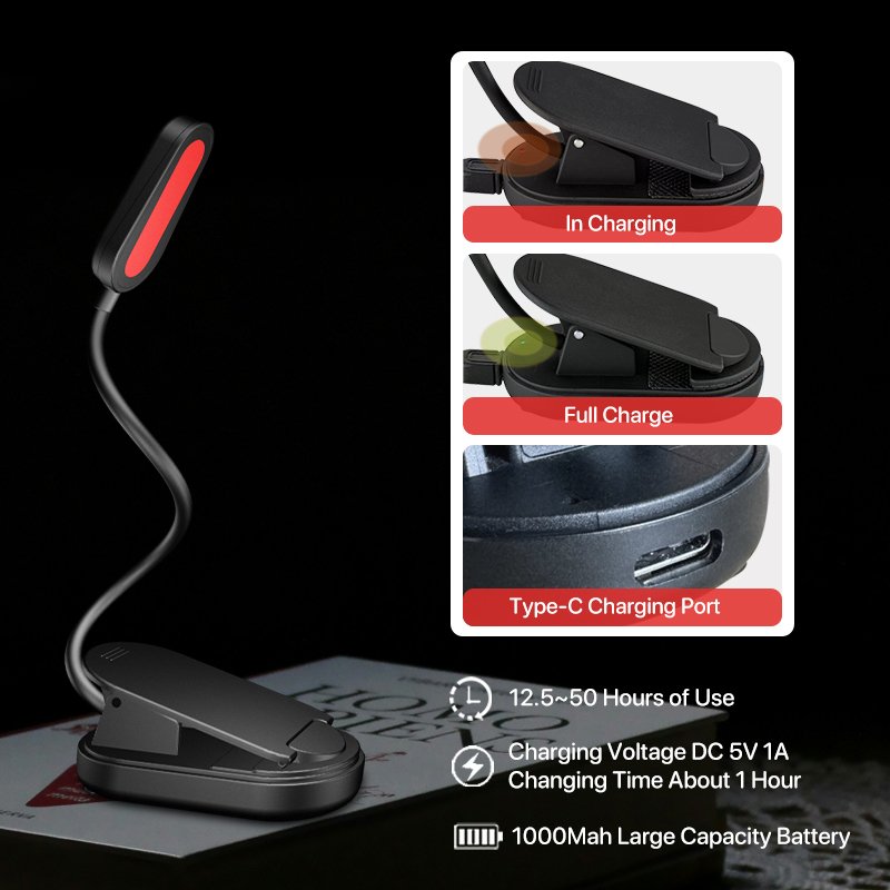 Red Light Reader DS114 Red Reading Light - Professional Healthy Lighting Manufacturer
