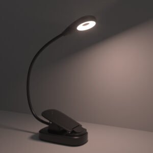 Factory Direct Sale 12 Led Pcs SMD 2835 Rechargeable Portable Mini Flexible Book Lamp With Clip on Bed